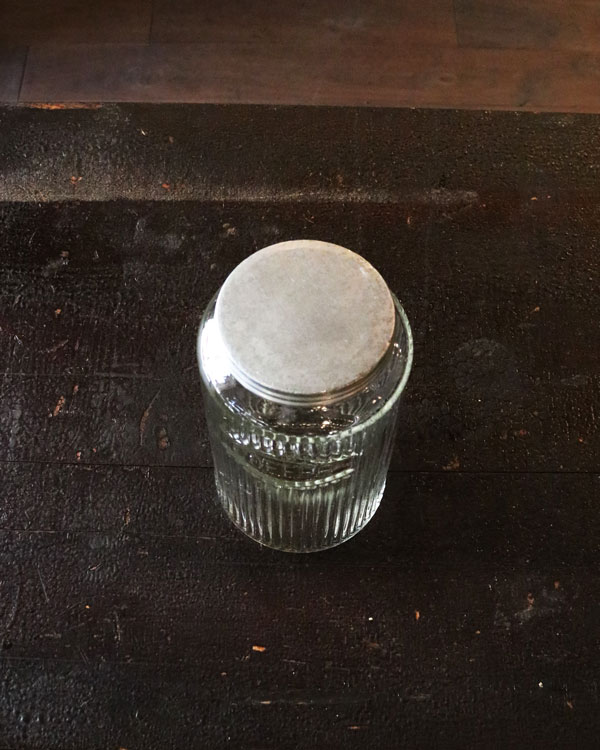 "COFFEE" Glass Jar Rib Glass��"COFFEE" ���饹���㡼 ��֥��饹