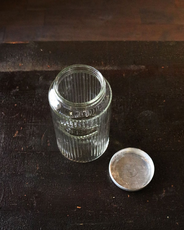 "COFFEE" Glass Jar Rib Glass��"COFFEE" ���饹���㡼 ��֥��饹