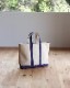 Vintage 70s Purple/Navy L.L.BEAN Canvas Tote (S)