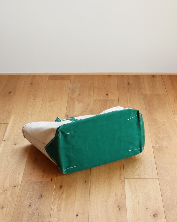 Vintage 80s Green L.L.BEAN Canvas Tote (L)