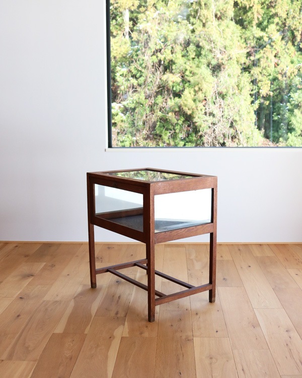 その他 Antique glass case Glass Show Case Standtype ｜ガラスのショーケース