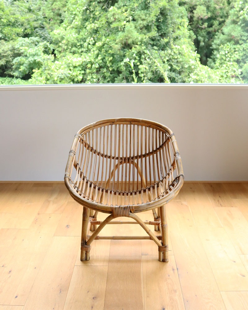 c.1960s Japanese Rattan Lounge Chair B｜1960年代頃 ジャパニーズ