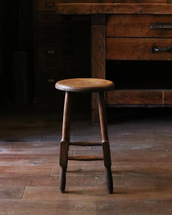 Wooden Round Stool｜木製ラウンドスツール RS-19