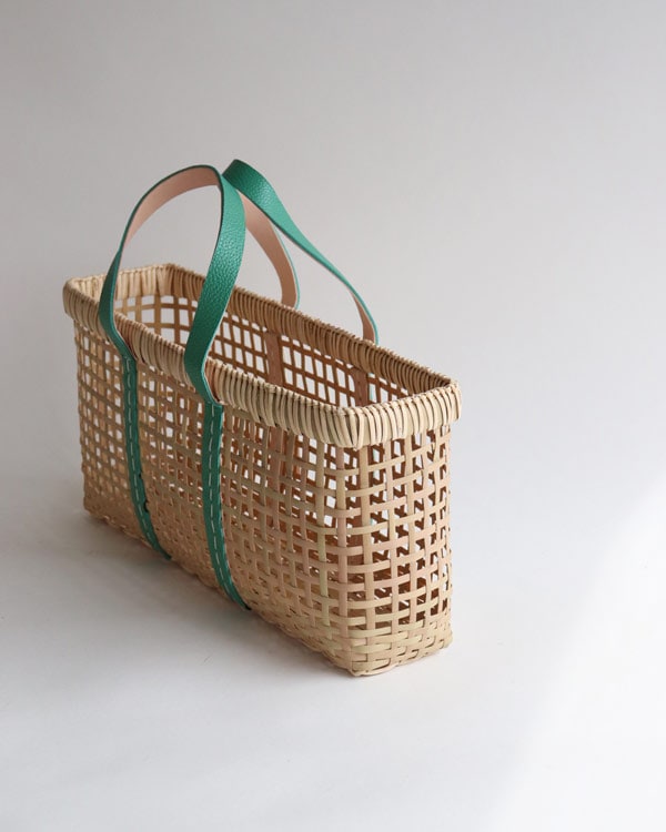 warang wayan(ワランワヤン) amiami革手バスケットブラック L warang wayan ワランワヤン｜amiami革手バスケット ブラック L