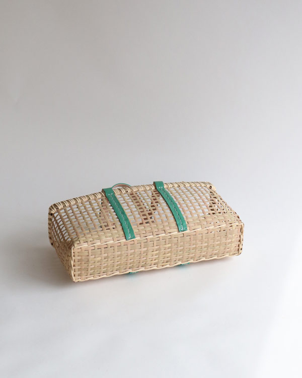 warang wayan ワランワヤン｜amiami革手バスケット ミント M