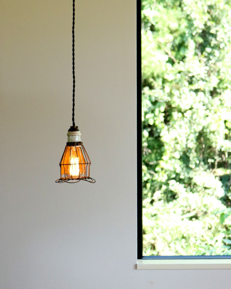 c.1950s Porcelain Socket Cage Lamp｜1950年代頃 陶器ソケット