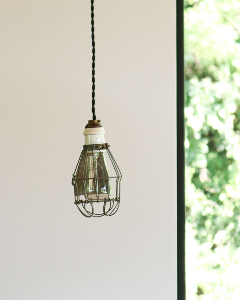 c.1950s Porcelain Socket Cage Lamp｜1950年代頃 陶器ソケット