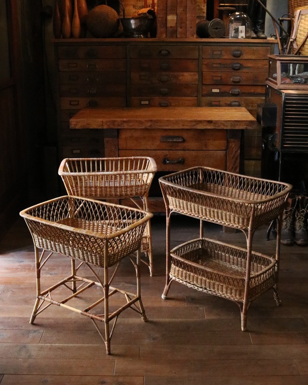 Rattan Stand Basket�å饿�� æ�ᤫ��������ɥ����� STB-06