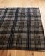 Brown��Black Plaid Wool Carriage Seat Blanket��Brown��Black �����å������� �����å������ȥ֥�󥱥å�