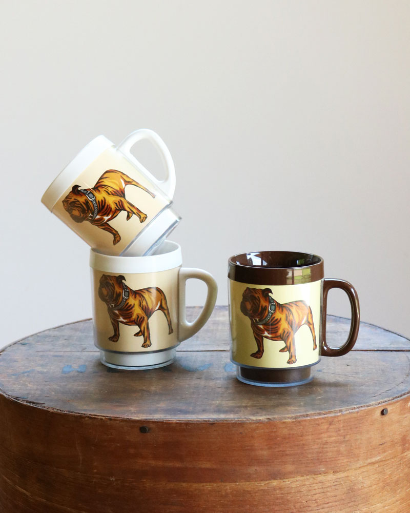 c.1970s Thermo-Serv Bulldog Mug｜1970年代頃 Thermo-Serv ブルドッグマグ