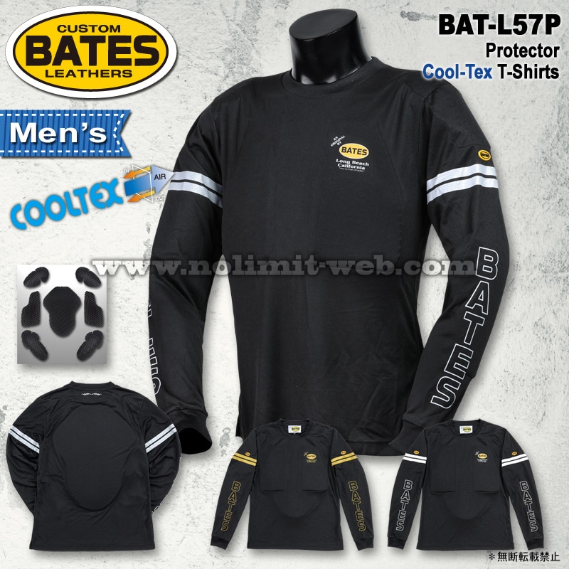 BAT-L57P　期間限定20%OFF　ベイツ　プロテクタークールテックシャツ