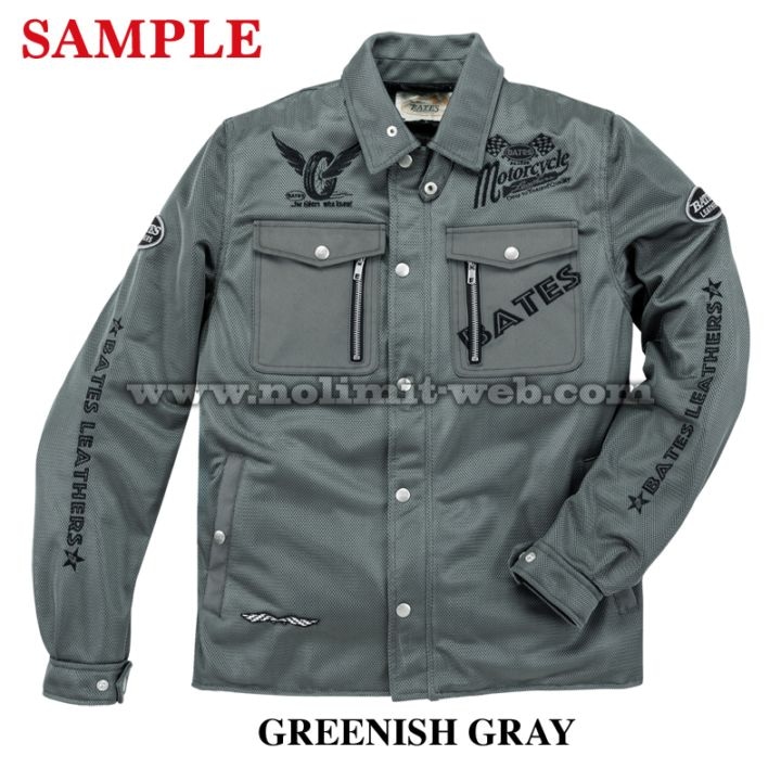 BATES メッシュジャケット ホワイト XXL BATES ベイツ メッシュジャケット BJCT-018 Cool-Tex バイク 春