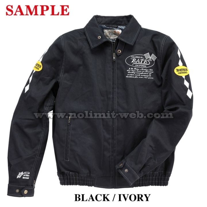 BJ-C2415-2nd（ブラック/アイボリー/L)　ベイツ　スウィングトップ　サンプル