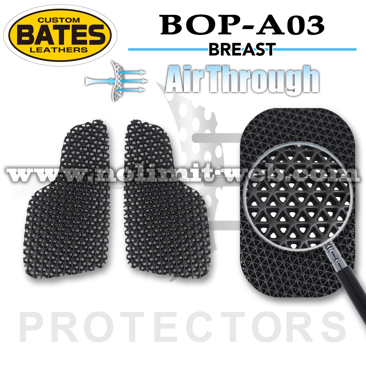 BOP-A03　エアスルー胸部パッド