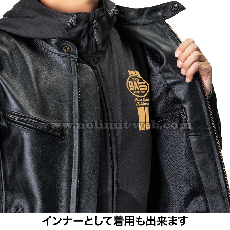 BJCT-FT025P　ベイツ　ライトメッシュパーカ(Cool-Tex)　