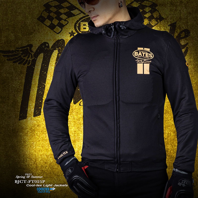 BJCT-FT025P　ベイツ　ライトメッシュパーカ(Cool-Tex)　