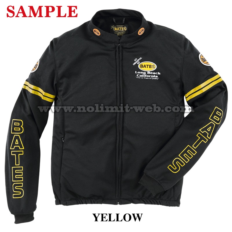BJCT-020(イエロー/L) ベイツ ライトメッシュジャケット(Cool-Tex) サンプル