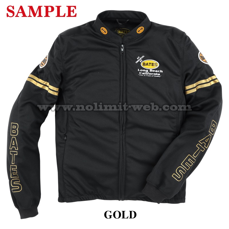 BJCT-020（ゴールド/L）　ベイツ　ライトメッシュジャケット（Cool-Tex）　サンプル