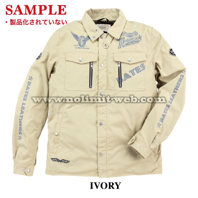 BJ-C2516VT-２nd（アイボリー/L）　ベイツ　コットンジャケット　サンプル