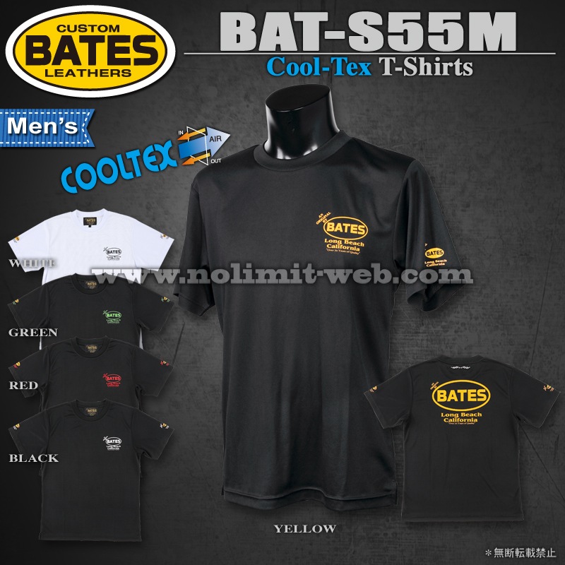 BAT-S55MF　期間限定20%OFF　ベイツ　Cool-Tex Tシャツ（フレークプリント）