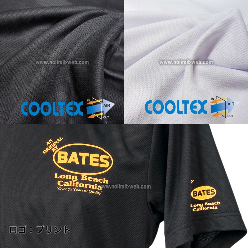 BAT-S55MF　期間限定20%OFF　ベイツ　Cool-Tex Tシャツ（フレークプリント）