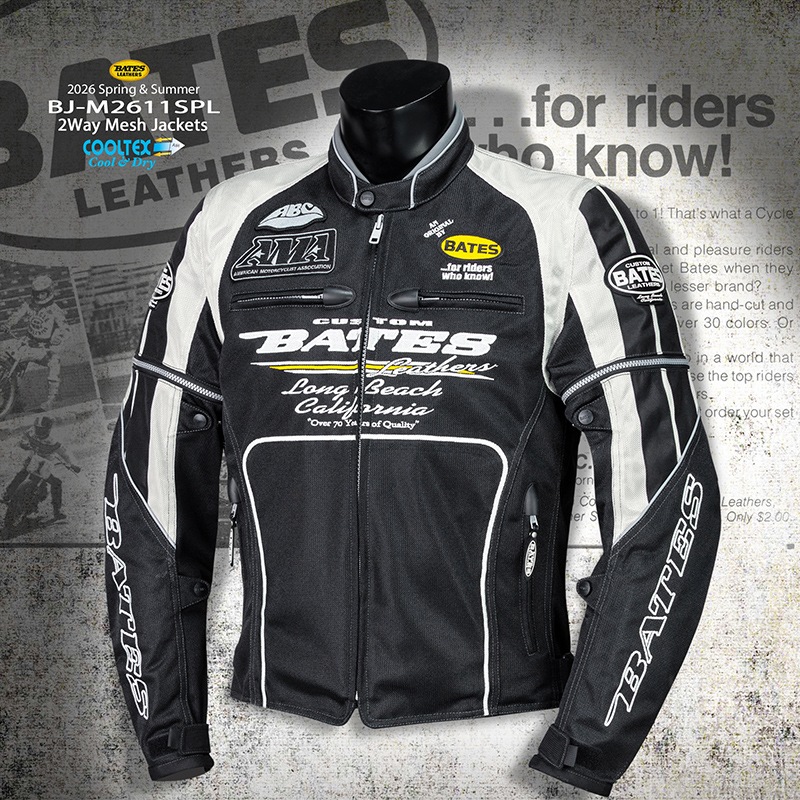 BJ-M2611SPL ベイツ 2Wayメッシュジャケット 脱着スリーブ 【3月入荷予定】※CAPプレゼント ※初回サイズ交換対象