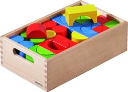 ポイント10倍】保育積木・カラー・ハウスセット 52ピース WEHRFRITZ