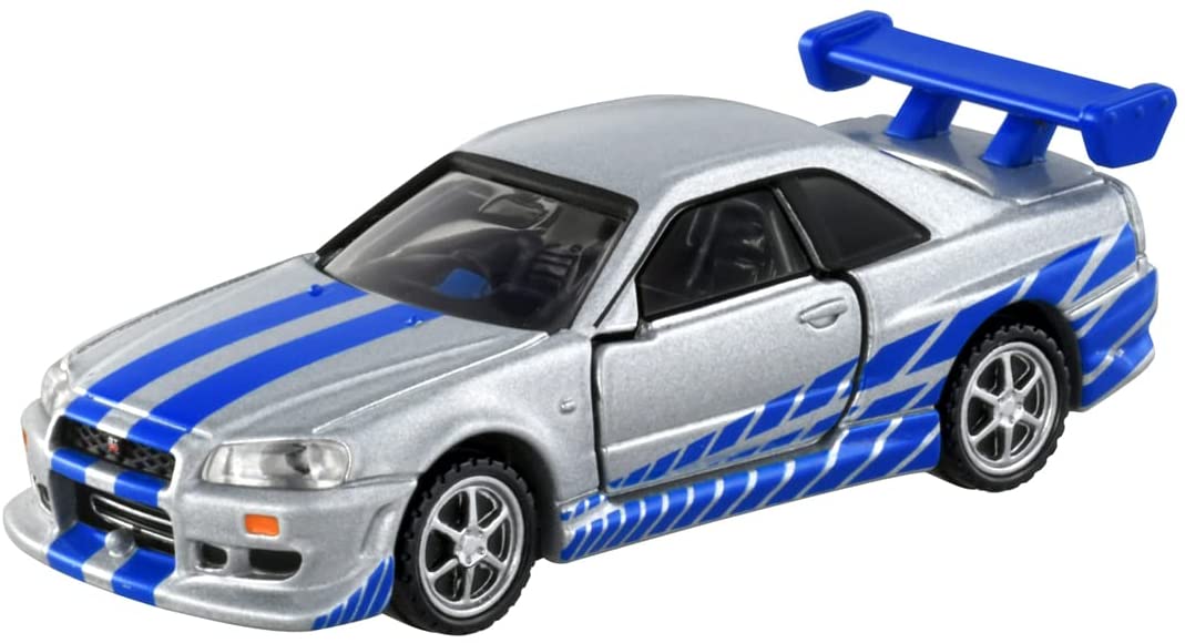 トミカプレミアムunlimitedワイスピR-7、R34 スカイライン ワイルド・スピード BNR34 SKYLINE GT-R 「トミカプレミアムunlimited