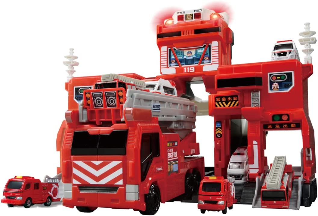 トミカ 変形出動 ! ビッグファイヤー & コマンドステーション トミカ 変形出動 ! ビッグファイヤー & コマンドステーション