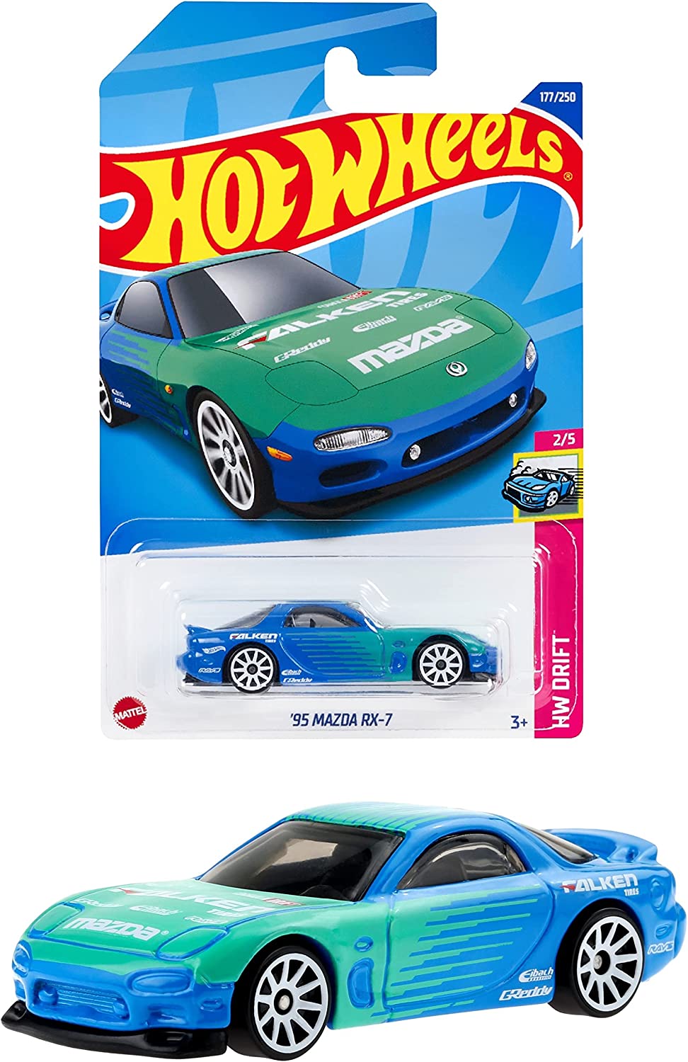 ホットウィール(Hot Wheels) ベーシックカー '95 マツダ RX-7 (HHF38