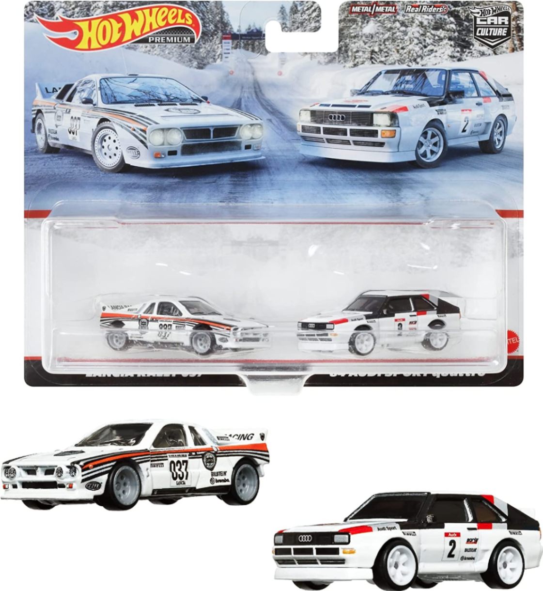ホットウィール(Hot Wheels) プレミアム 2パック ランチア ラリー 037