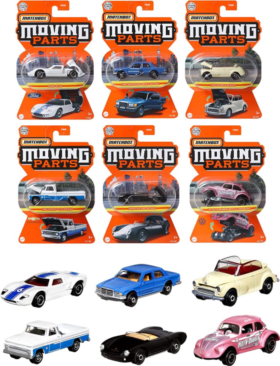 BOX】マッチボックス ムービングパーツ アソート 8個入りアソート