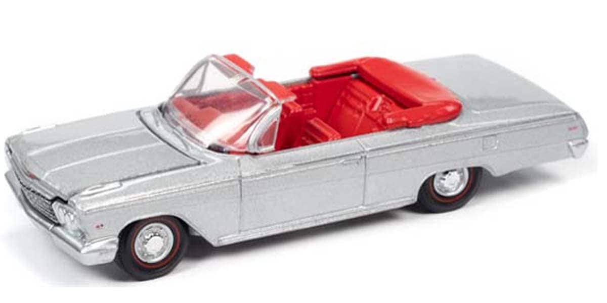 ひ*ー様 60 インパラ コンバーチブル　ミニカー 1/64ミニカー AUTO WORLD 1/64 1962 シェビー インパラ SS