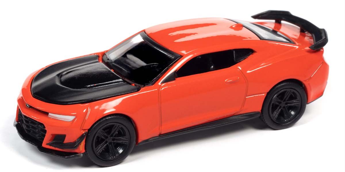 1/64ミニカー AUTO WORLD 1/64 2019 シェビー カマロ ZL1 1LE オレンジ