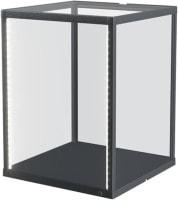 デスクトップショーケース M メカグレー アクリル製 W25×D25×H30cm(内寸) K132GY ディスプレイケース