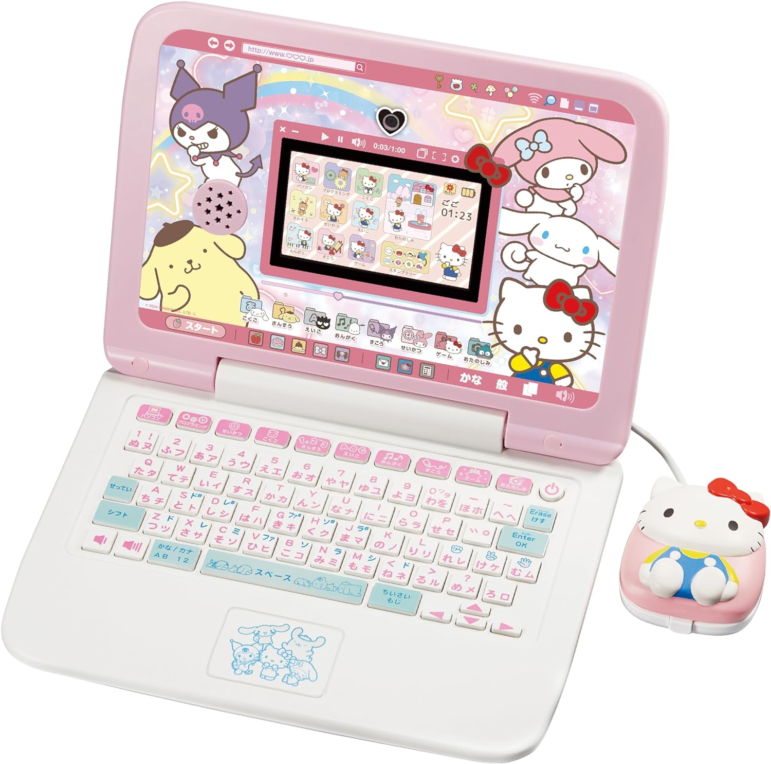 【AA】カメラでkawaii マウスできせかえ! サンリオキャラクターズ カメラでkawaii マウスできせかえ! サンリオキャラクターズ パソコン