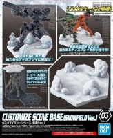 【送料無料対象外】1/144 カスタマイズシーンベース(雪原Ver.) ガンプラ