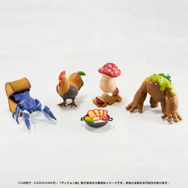 解体パズルFANTASY ダンジョン飯 魔物コレクション 全4種セット 中古 BOX】解体パズルFANTASY ダンジョン飯 魔物コレクション 1BOX4個入り
