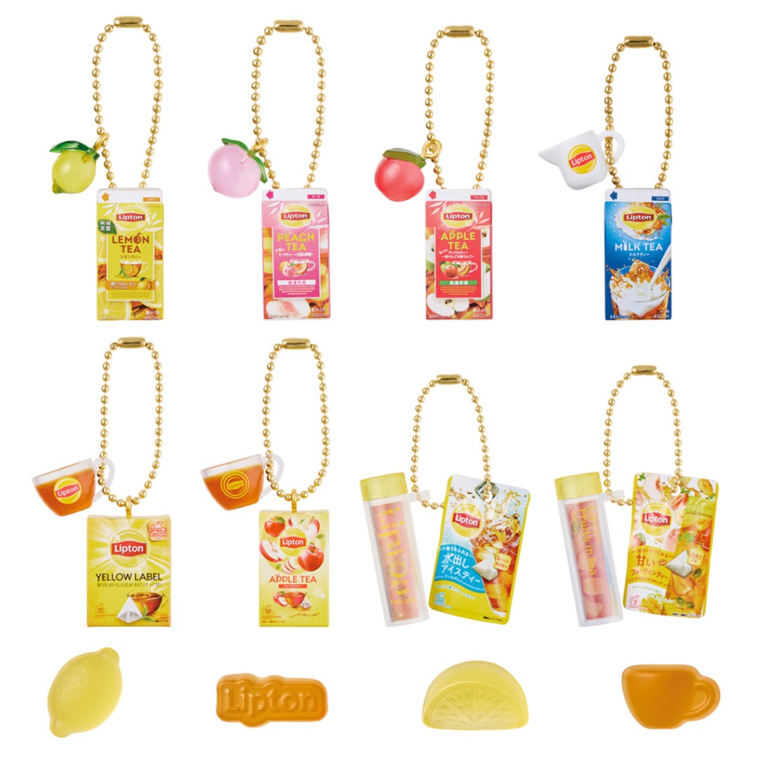 BOX】Lipton ミニチュアチャーム＆グミ 12個入り(食玩) |ジャンルで