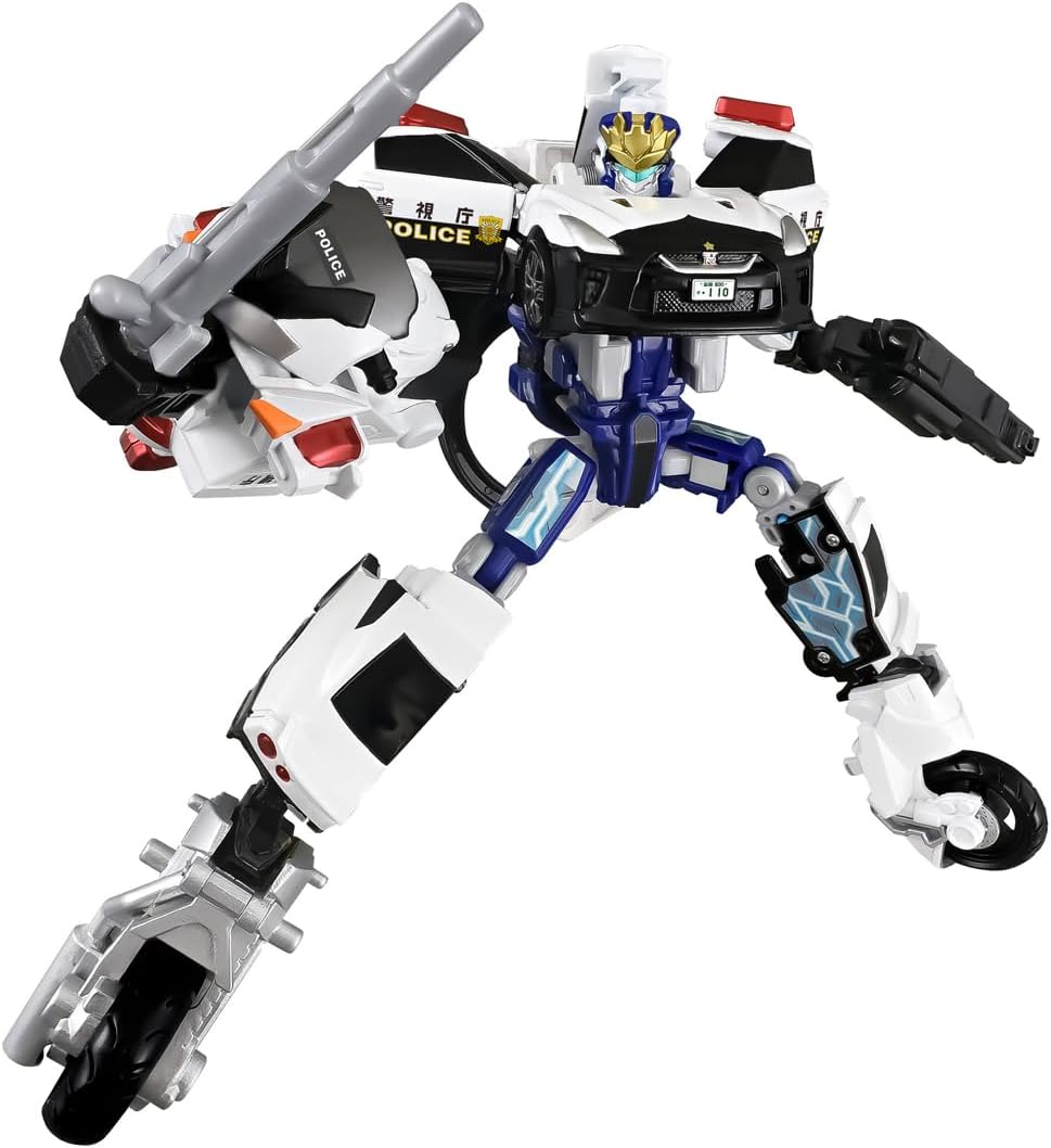 TJBDX ユナイトポリスブレイバー パトロールカー＆白バイ 合体セット