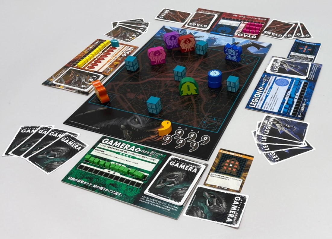ゲーム、ラジオ、カメラなど、15点のアイテムが含まれています。 Kaiju on the Earth LEGENDS ガメラ ボードゲーム☆ボドゲまとめ買い