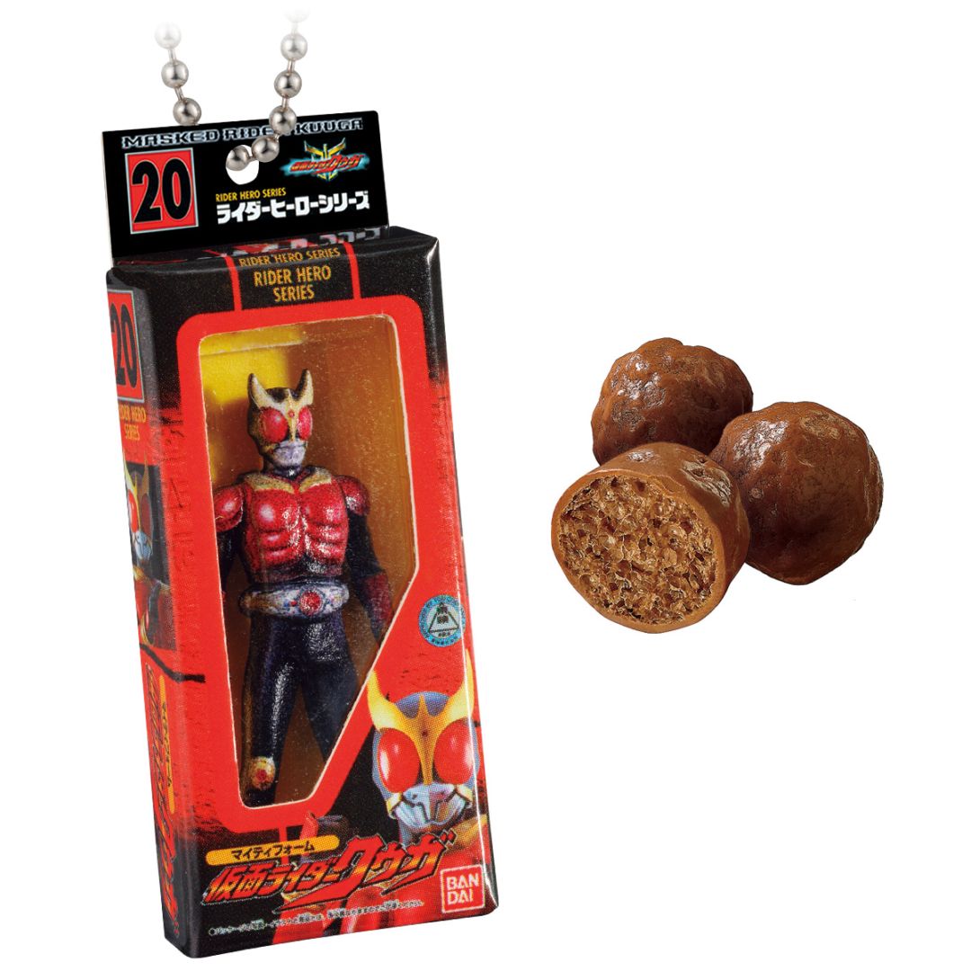 BOX】仮面ライダー ソフビパッケージチャーム&チョコスナック 10個入り