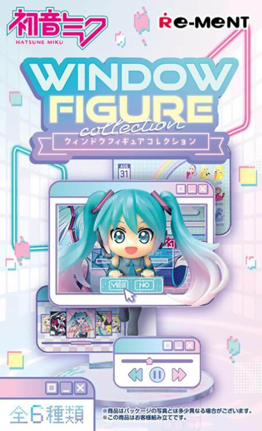 BOX】【初音ミクシリーズ】WINDOW FIGURE collection 1box6個入り