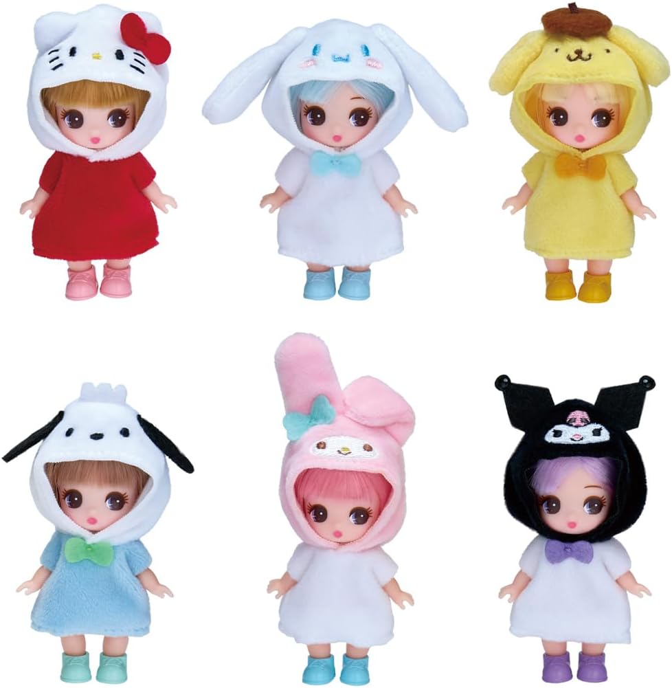 BOX】ぷちリカちゃん サンリオキャラクターズコレクション 1box6個