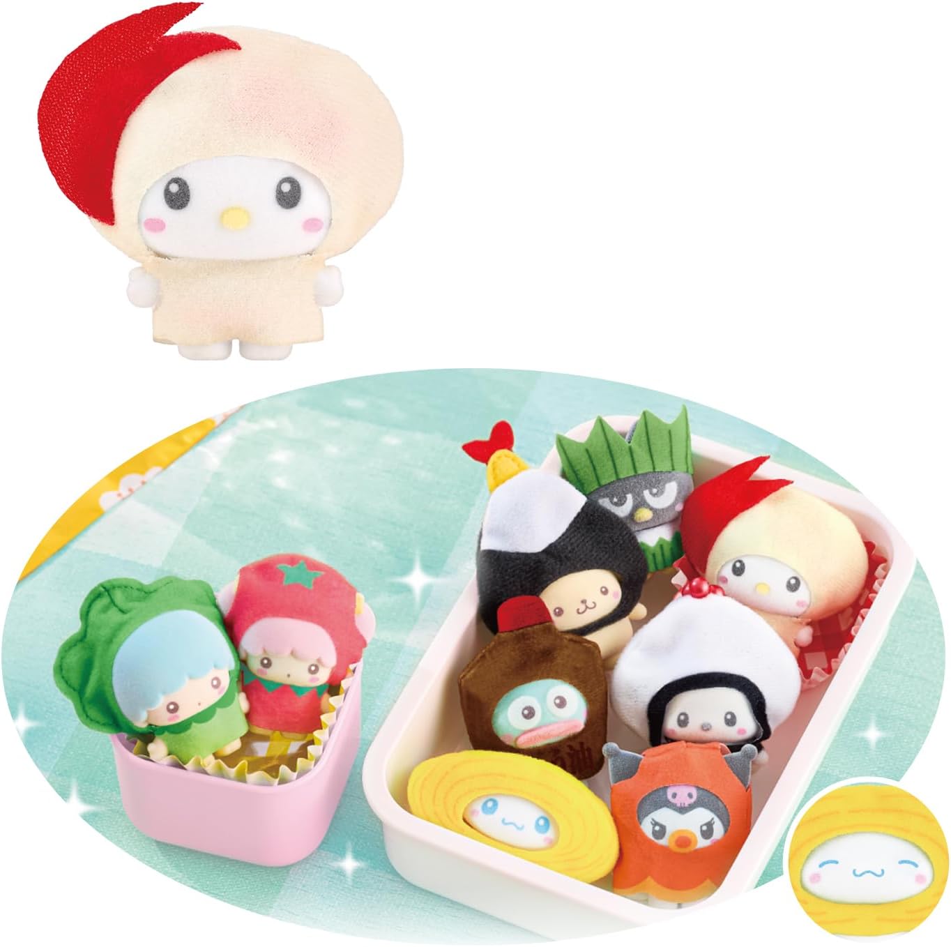 BOX】ぷちとも Sanrio characters みんなでおべんとう 1box18個入り