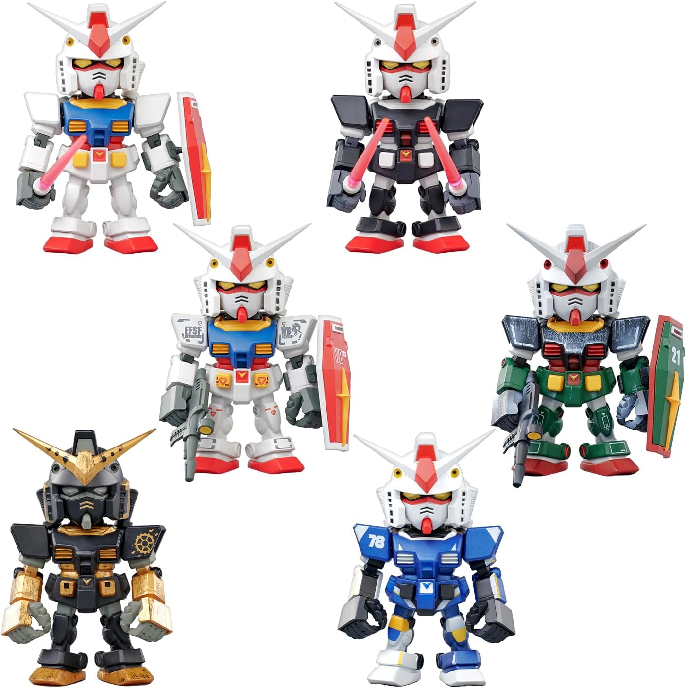 BOX】QMSV mini RX78-2 GUNDAM 機動戦士ガンダム 1box8個入り