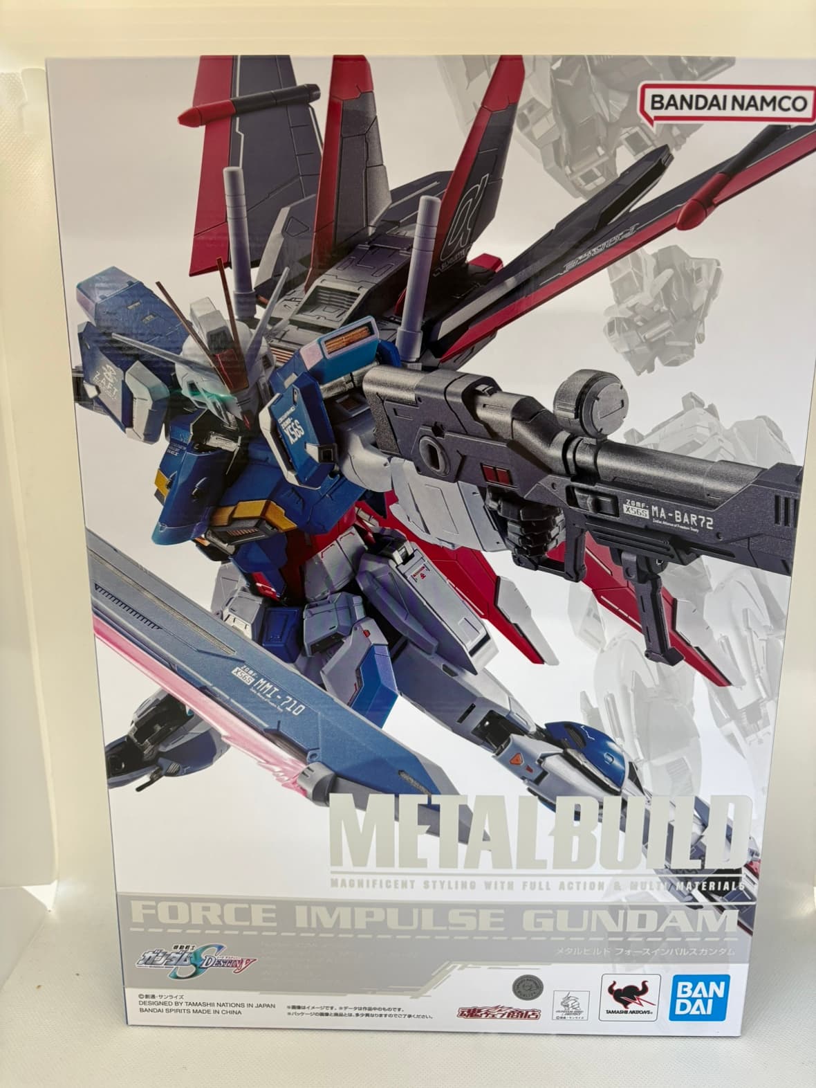 L BUILD フォースインパルスガンダム メタルビルド　輸送箱未開封 中古】【未開封】METAL BUILD フォースインパルスガンダム メタル