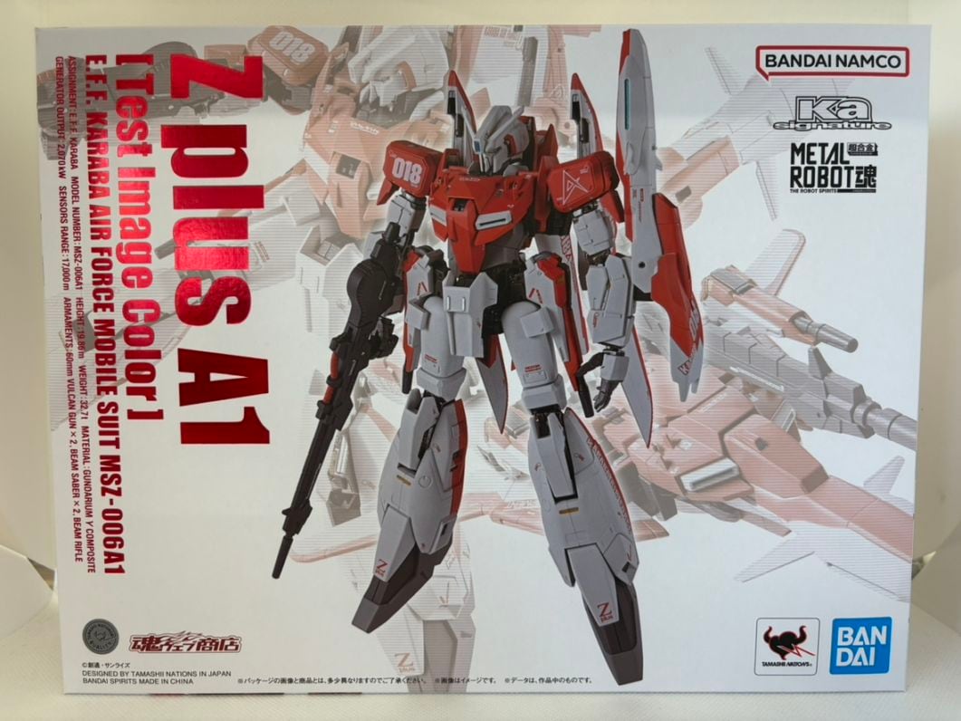 中古】【未開封】METAL ROBOT魂 ゼータプラス A1（テスト機イメージ