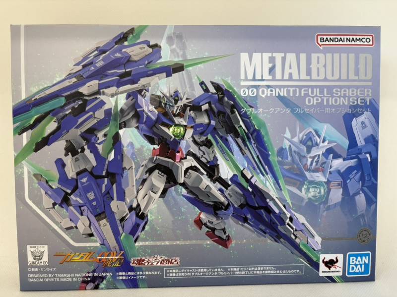 中古】【未開封】METALBUILD ダブルオークアンタフルセイバー用