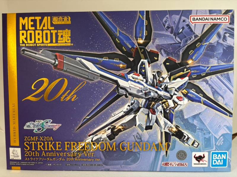 【輸送箱未開封】LROBOT魂 ストライクフリーダム 20th Ver. 中古】【未開封】METAL ROBOT魂 ＜SIDE MS＞ ストライクフリーダム